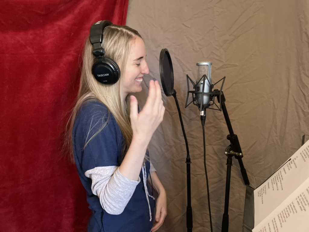 Karina making the magic
